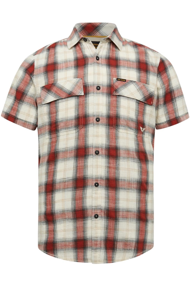 SHORT SLEEVE CHECK SHIRT PSIS2303232 2088